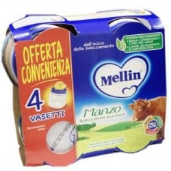 MELLIN-OMO.MANZO 4X80G