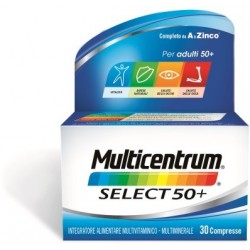 MULTICENTRUM SELECT 50+ MULTIVITAMINICO 30CPR