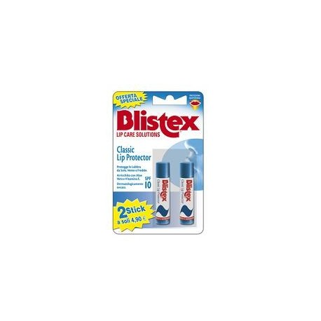 BLISTEX CLASSIC LIP PROTECTOR LABBRA SPF10 2 STICK