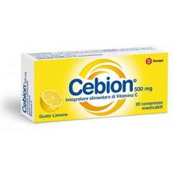 CEBION MASTICABILE LIMONE VITAMINA C 20CPR