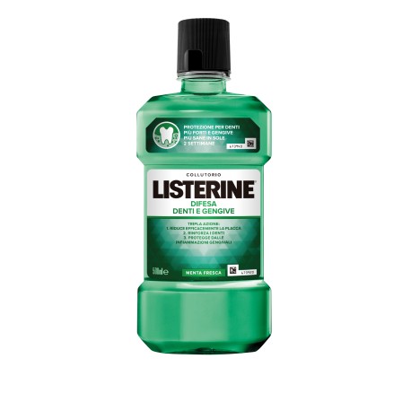 LISTERINE DIFESA DENTI E GENGIVE COLLUTORIO MENTA  500ML