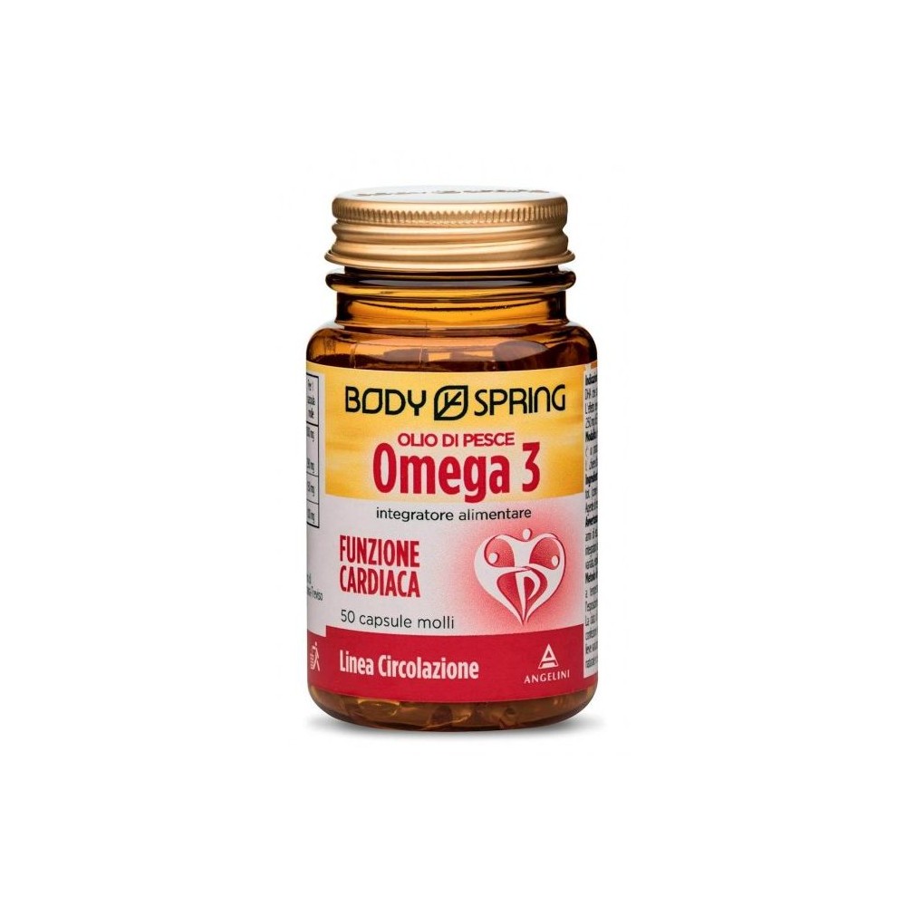 BODY SPRING OLIO DI PESCE OMEGA 3 CUORE E CIRCOLAZIONE 50CPS