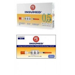 PIC INSUMED SIRINGA PER INSULINA 0.5 ML 30PZ