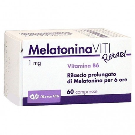 MELATONINA RETARD 1MG INTEGRATORE SONNO 60 CPR