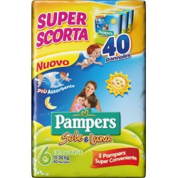 PAMPERS SOLE&LU TRIO XL 40 0073