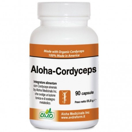 ALOHA CORDYCEPS INTEGRATORE DIFESE IMMUNITARIE 90CPS