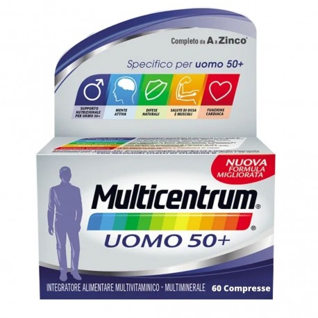 MULTICENTRUM UOMO 50+ MULTIVITAMINICO 60CPR