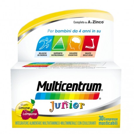 MULTICENTRUM JUNIOR MULTIVITAMINICO 30CPR