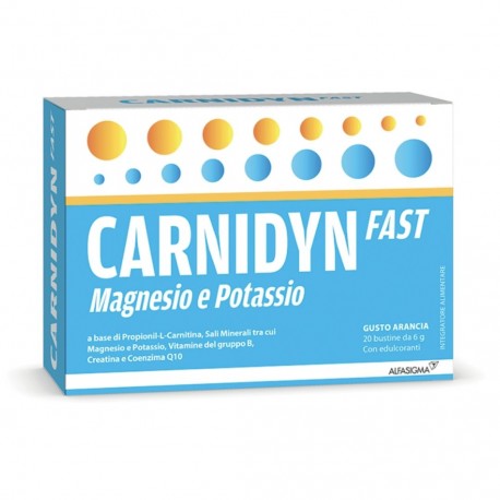 CARNDYN FAST PLUS MAGNESIO E POTASSIO ARANCIA 20 BUSTINE