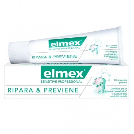 ELMEX SENSITIVE DENTIFRICIO RIPARA&PREVIENE DENTI SENSIBILI 75ML