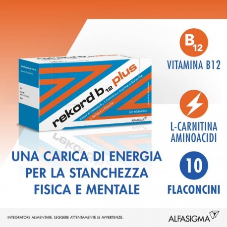 REKORD B12 PLUS INTEGRATORE CONTRO LA STANCHEZZA 10FL