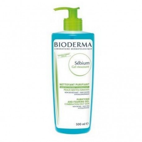 BIODERMA SEBIUM MOUSSANT GEL DETERGENTE VISO 500ML