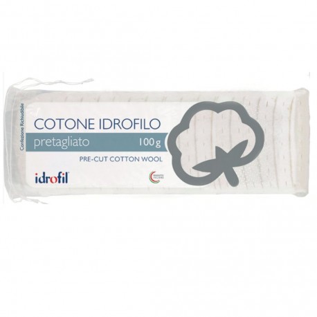 Cotone Idrofilo Pretagliato biodegradabile 100g