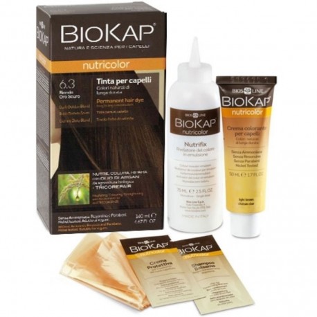 BIOKAP NUTRICOLOR TINTA PER CAPELLI 6,3 BIONDO ORO SCURO