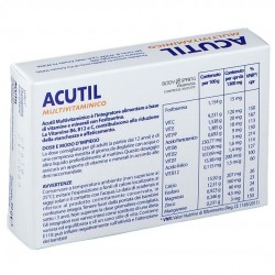 ACUTIL MULTIVITAMINICO INTEGRATORE ENERGETICO 30CPR