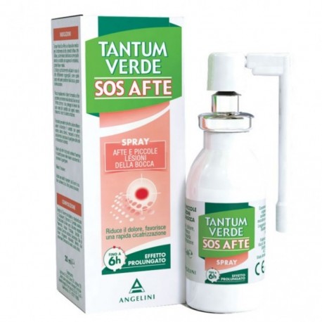 TANTUM VERDE SOS AFTE SPRAY LESIONI DELLA BOCCA 20ML