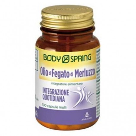 BODY SPRING OLIO FEGATO MERLUZZO COLESTEROLO 100CPS
