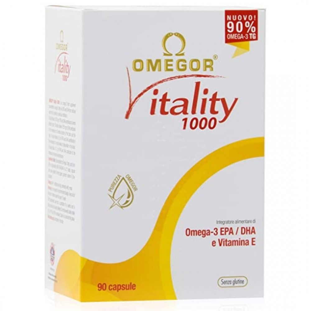 OMEGOR VITALITY 1000 OMEGA 3 CUORE E CIRCOLAZIONE 90CPS