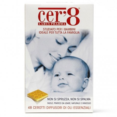 CER '8 CEROTTI REPELLENTE ANTIZANZARE 48 CUSCINETTI