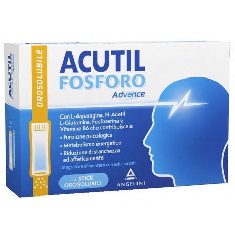 ACUTIL FOSFORO ADVANCE MEMORIA E CONCENTRAIZONE 12 STICK