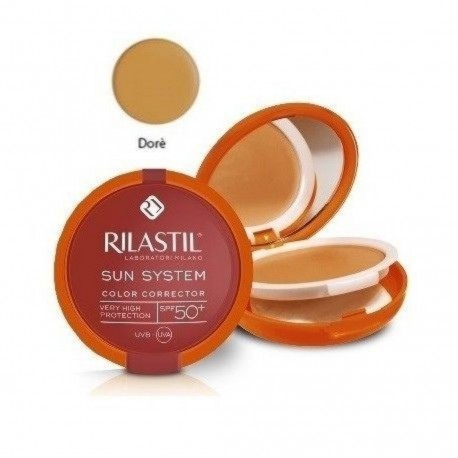 SUN SYSTEM COLOR CORRECTOR SPF50+ FONDOTINTA DORÈ 10G