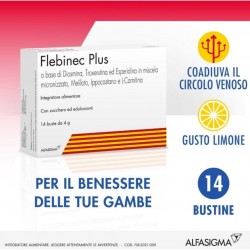 FLEBINEC PLUS INTEGRATORE BENESSERE GAMBE 14BST