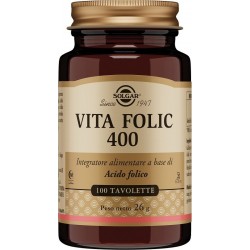 SOLGAR VITA FOLIC 400 INTEGRATORE ALIMENTARE 100 TAVOLETTE