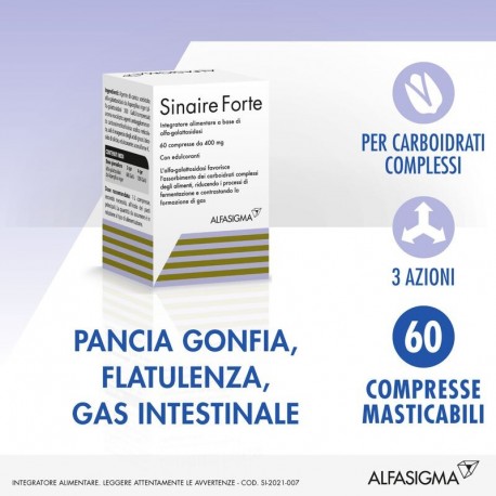 SINAIRE FORTE BENESSERE INTESTINALE 60 COMPRESSE