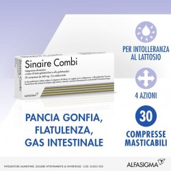 SINAIRE COMBI PANCIA GONFIA E GAS INTESTINALE 30 CPR