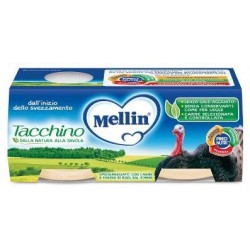 MELLIN-OMO.TACCHINO 2X80G