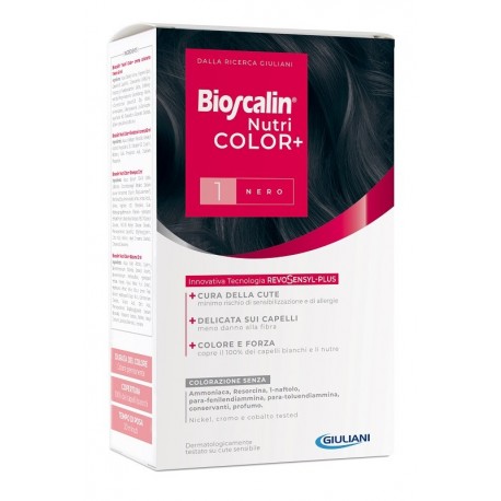 BIOSCALIN NUTRICOLOR+ TINTURA PER CAPELLI 1 NERO