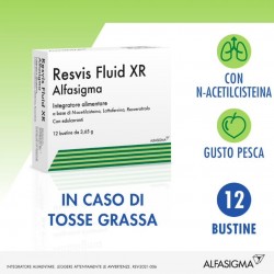 RESVIS FLUID XR FLUIDIFICANTE TOSSE GRASSA 12 BST