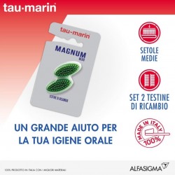 TAUMARIN MAGNUM TESTINA DI RICAMBIO SETOLE MEDIE