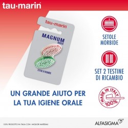 TAUMARIN MAGNUM TESTINA DI RICAMBIO SETOLE MORBIDE