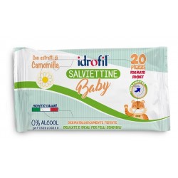 SALVIETTINE BABY CAMOMILLA 20PZ IDROFIL