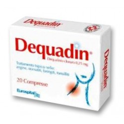 DEQUADIN*20 CPR 0,25 MG