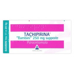 TACHIPIRINA*BB 10SUPP 250MG