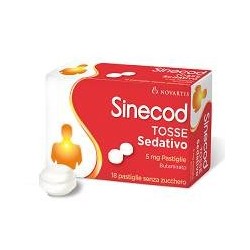 SINECOD TOSSE SED*18PAST 5MG