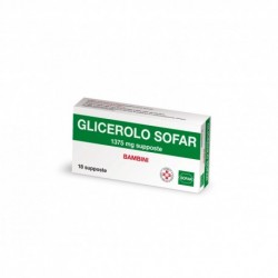 GLICEROLO SOFAR*BB 18SUPP 1500MG