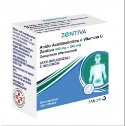 ACIDO ACETILS VIT C ZENT*20CPR