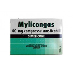 MYLICONGAS 40 MG SIMETICONE METEORISMO 50 COMPRESSE