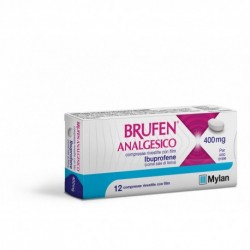 BRUFEN ANALGESICO 400MG IBUPROFENE DOLORE LIEVE E MODERATO 12CPR