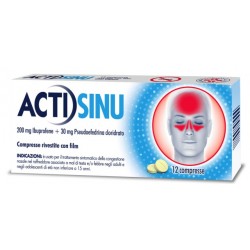 ACTISINU*12CPR 200MG+30MG