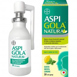 ASPI GOLA NATURA SPRAY GOLA MENTA E LIMONE 20 ML