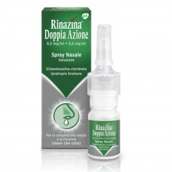 RINAZINA DOPPIA AZIONE 0,5MG/ML+0,6 MG/ML SPRAY NASALE 10 ML