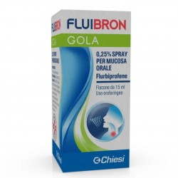 FLUIBRON GOLA 0,25% SPRAY PER MUCOSA ORALE 15 ML
