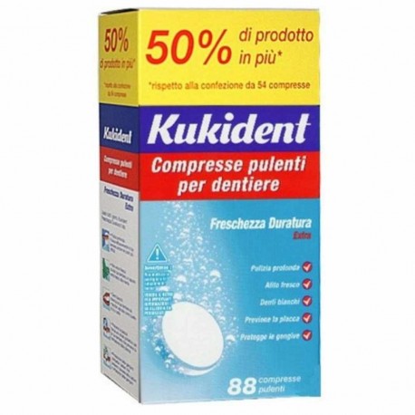 KUKIDENT 88 COMPRESSE PULENTI PER DENTIERE