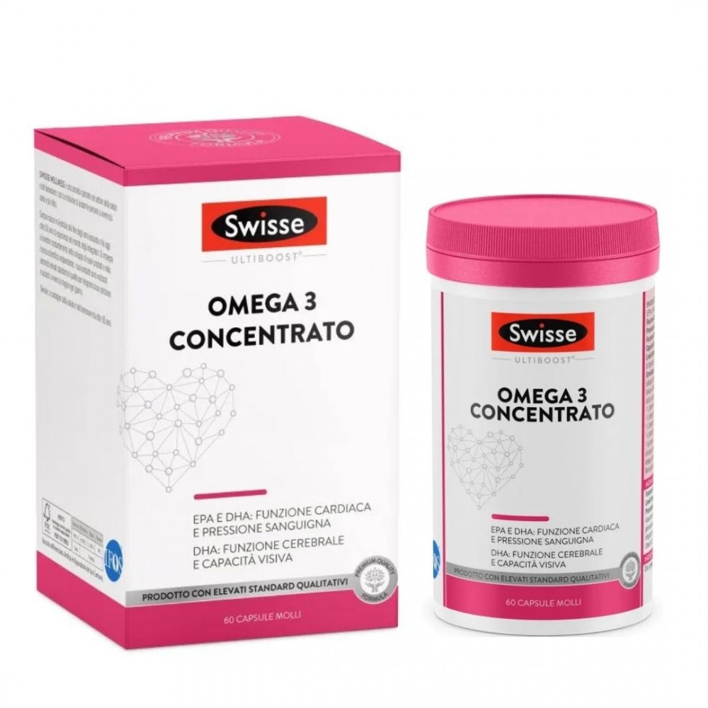 SWISSE OMEGA 3 CONCENTRATO CUORE E COLESTEROLO 60CPS