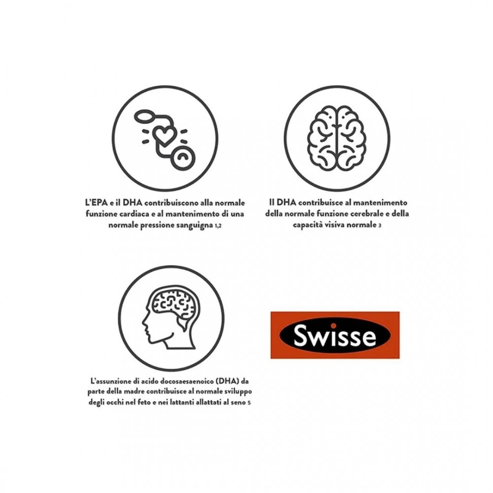 SWISSE OMEGA 3 CONCENTRATO CUORE E COLESTEROLO 60CPS