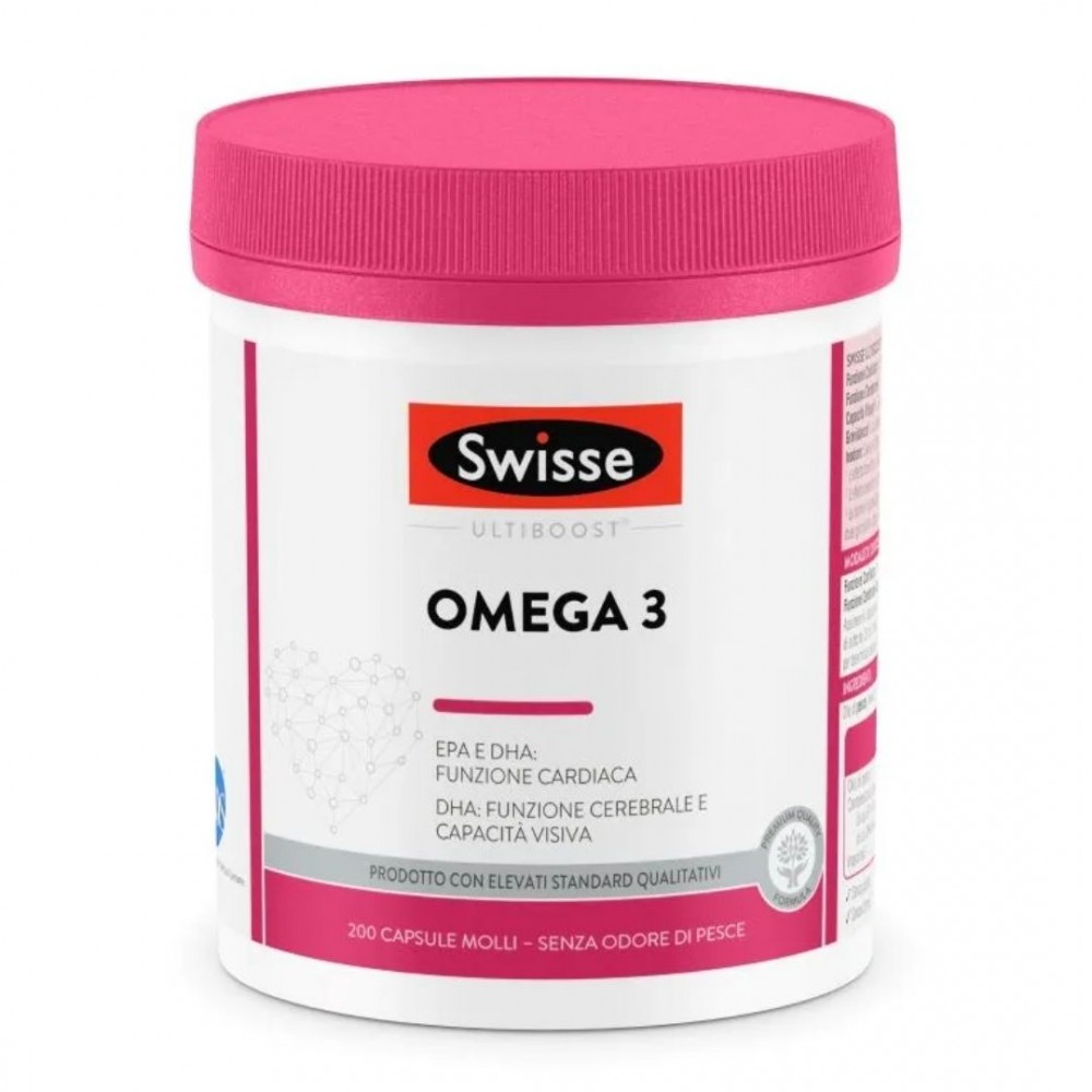 SWISSE OMEGA3 INTEGRATORE CUORE E COLESTEROLO 200 CAPSULE
